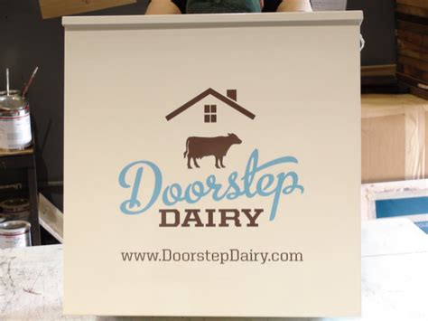 metal milk delivery box|doorstep milk delivery insulated box.